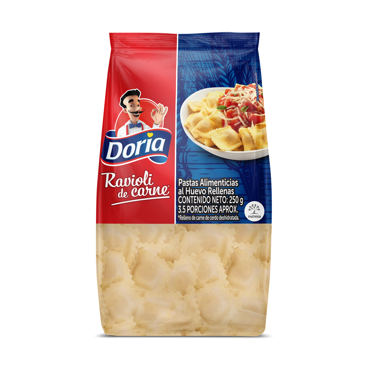 Doria Ravioli Carne x 250 g