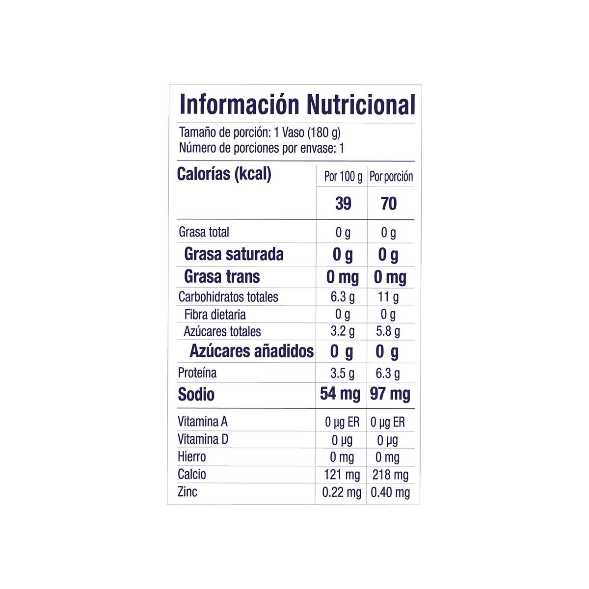 Alpina Yogurt Finesse Frutos Natural 180 g