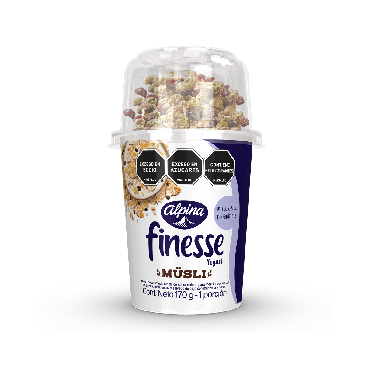 Finesse Yogurt Alpina Natural Y Cereal 170 g