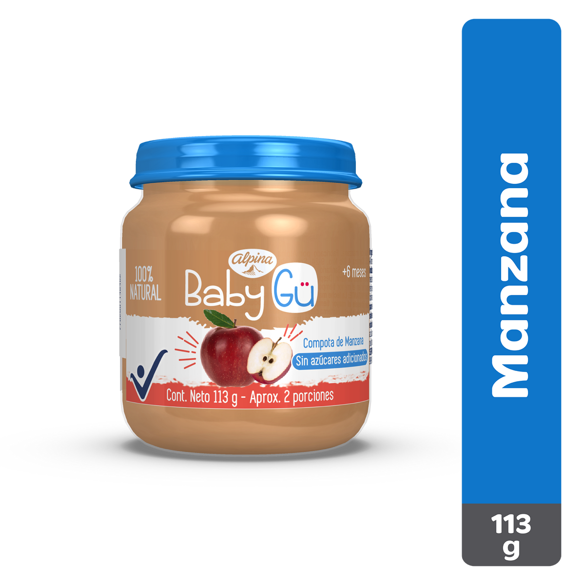 Alpina Compota Babygu Manzana 113 g