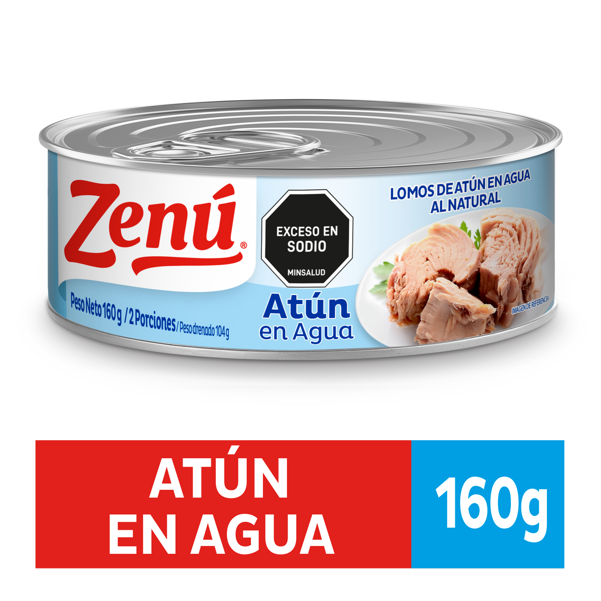 Zenú Lomo Atún En Agua x 160 g
