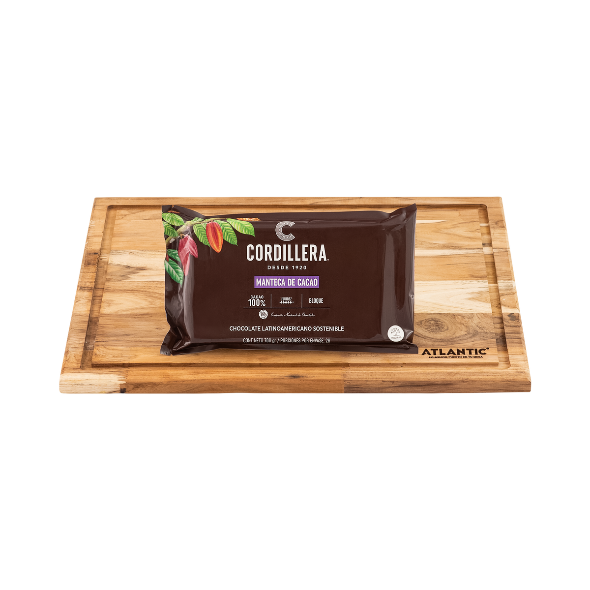 Manteca De Cacao Cordillera BQ700GR COL
