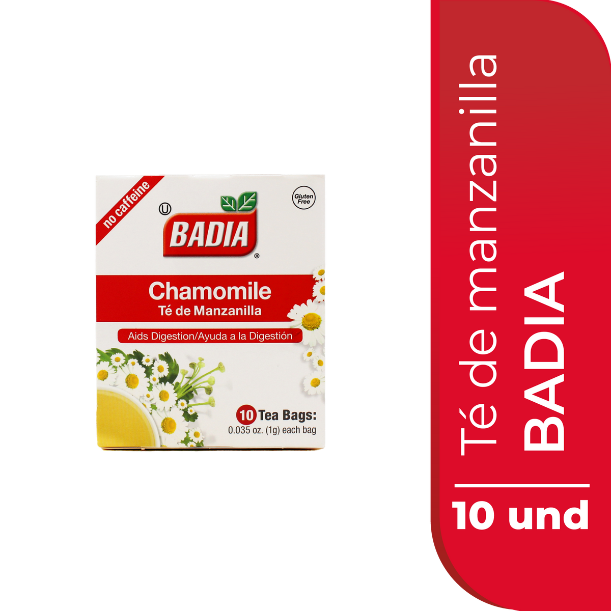 Badia Té de Manzanilla x 10 bolsas x 1 g