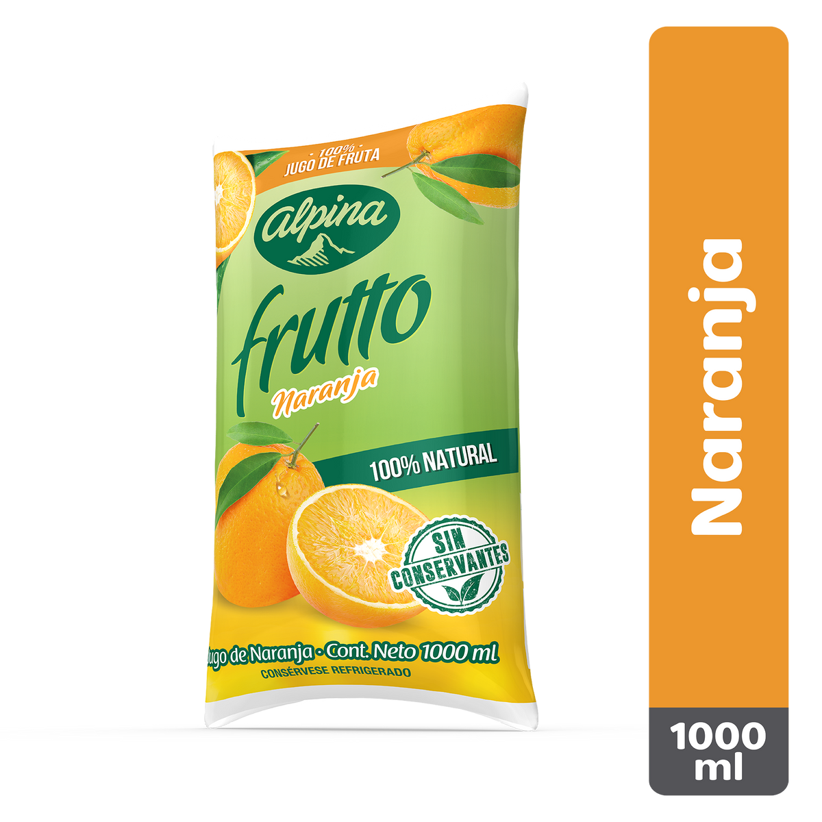 Alpina Frutto Naranja 100% 1 Lt