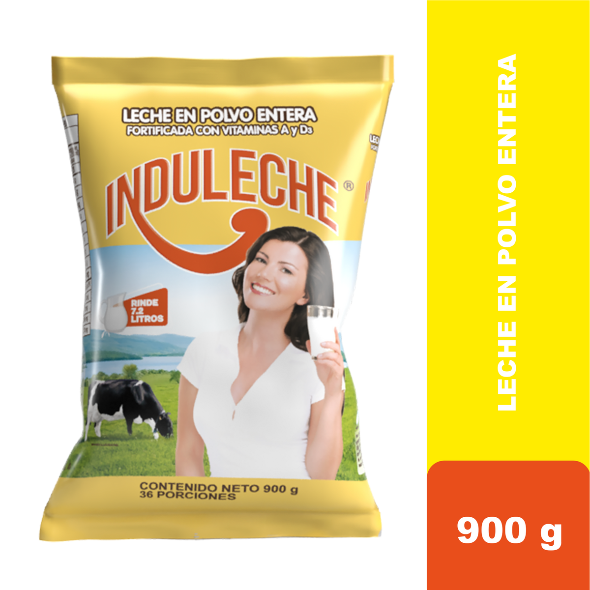 Induleche Leche en polvo Entera x 900gr