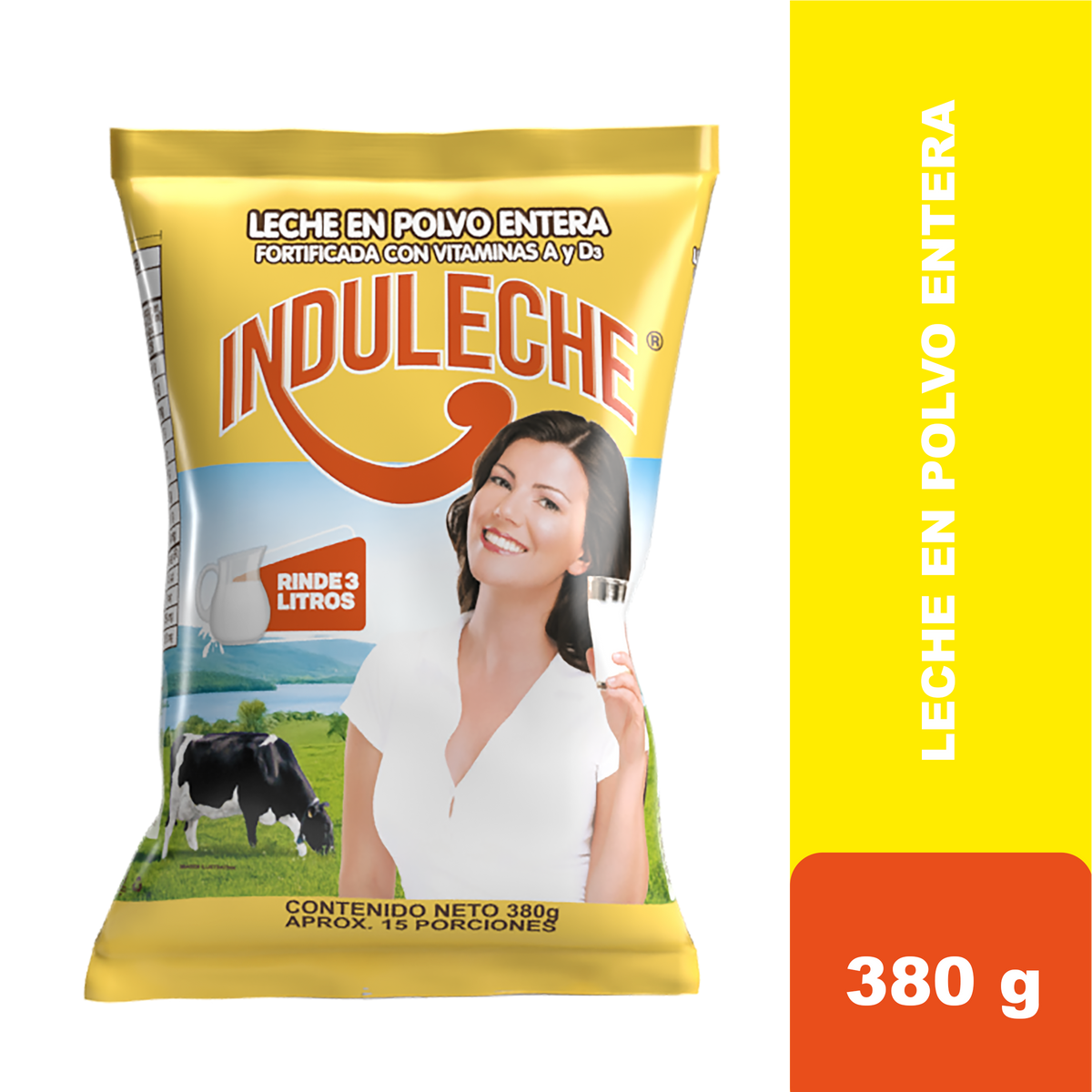 Induleche Leche En Polvo Entera x 380 g