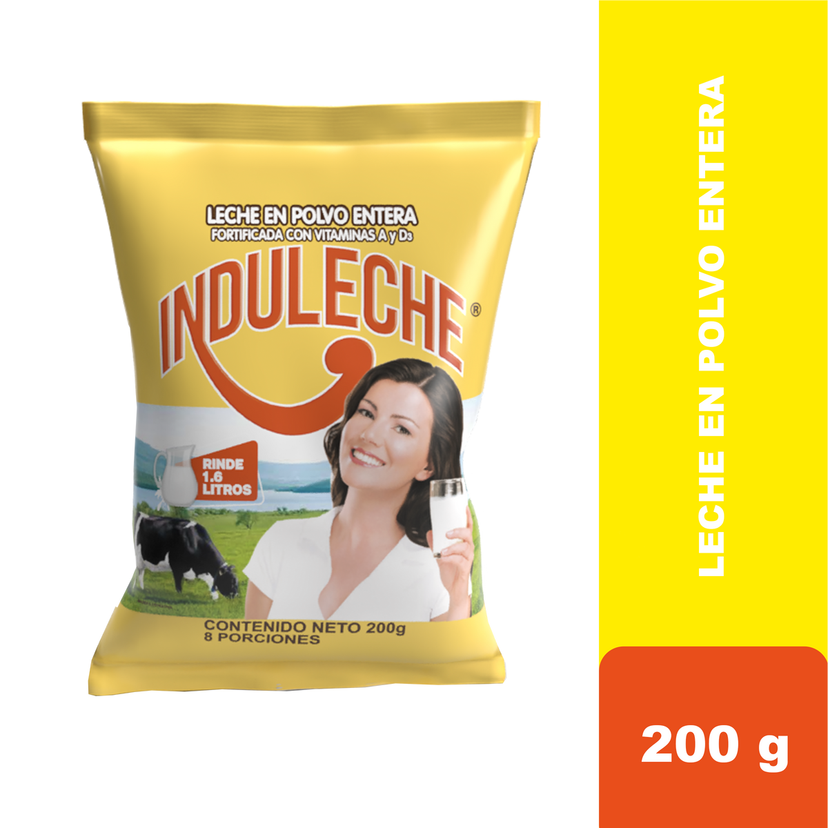 Induleche Leche En Polvo Entera x 200 g