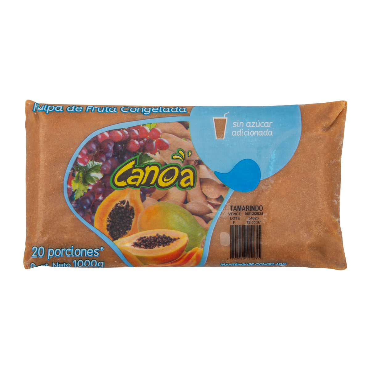 Canoa Pulpa Congelada Tamarindo x 1000 g