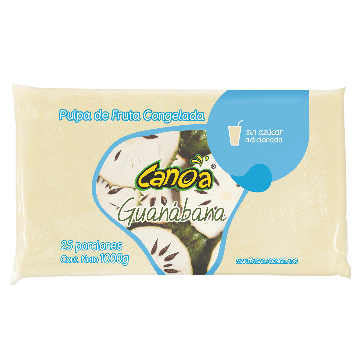 Canoa Pulpa Congelada Guanabana x 1000 g