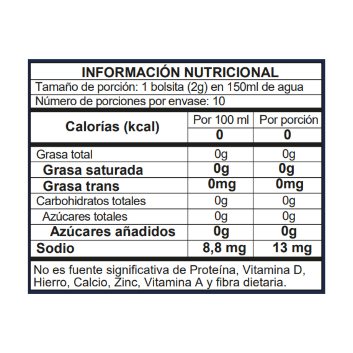 Bitaco Té Negro Chai Vainilla 20g x 10s