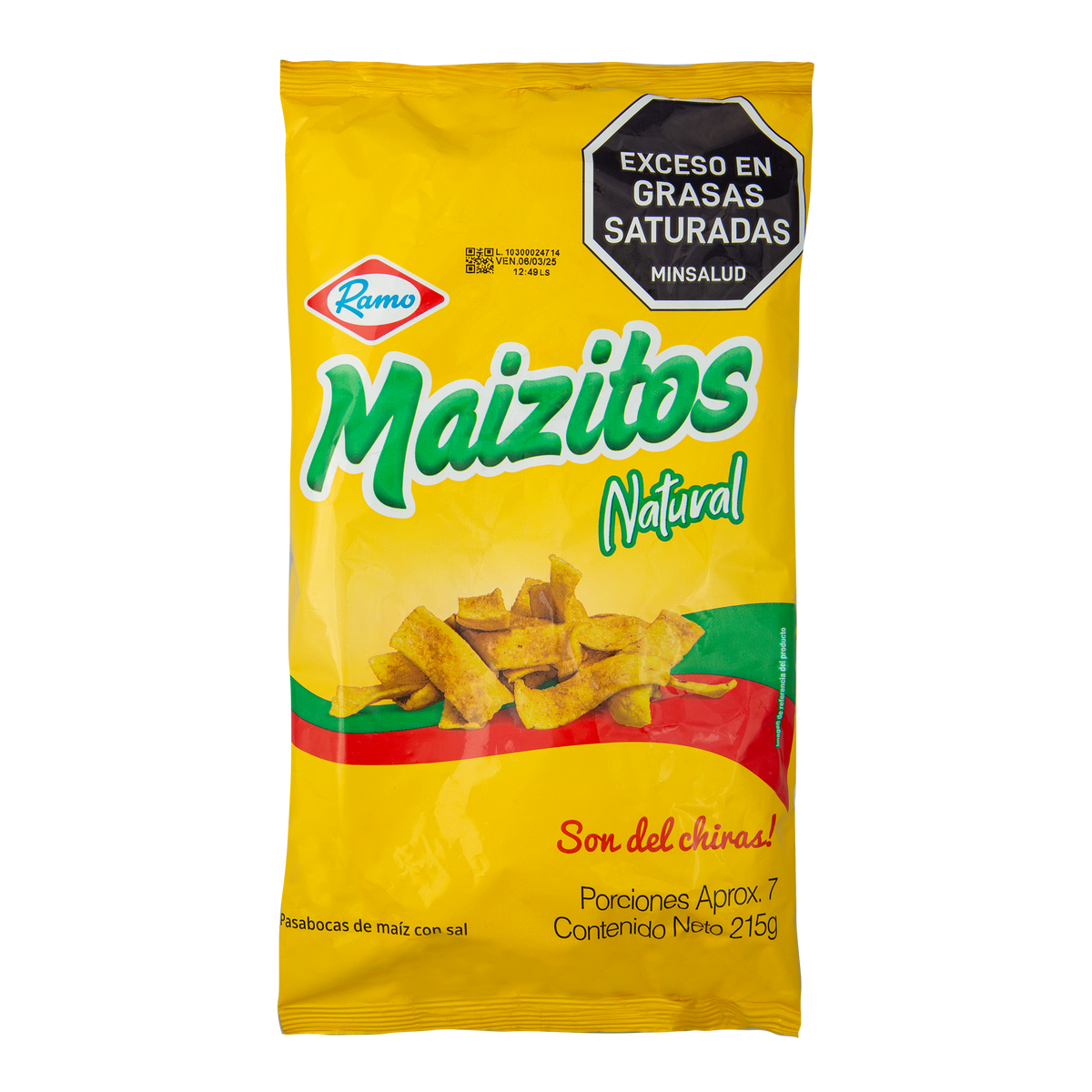 Ramo Snack Maizitos Natural x 215 g