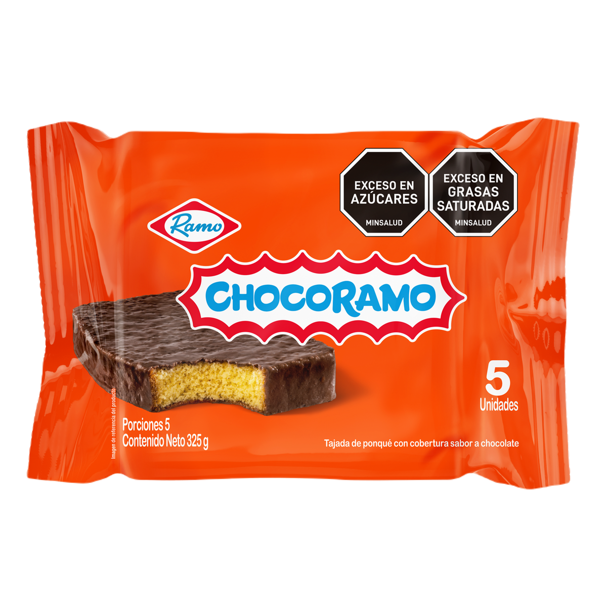Ramo Ponque Choco Tajada x 65 g x 5 un