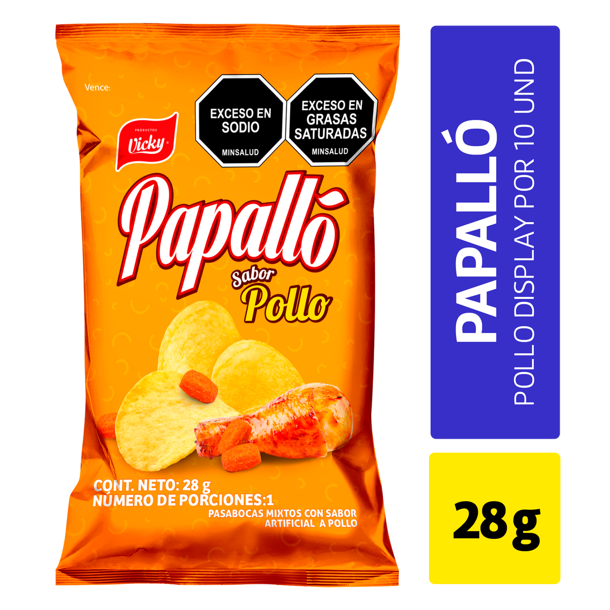 La Victoria Papallo Pollo 28 g dsp x 10 un