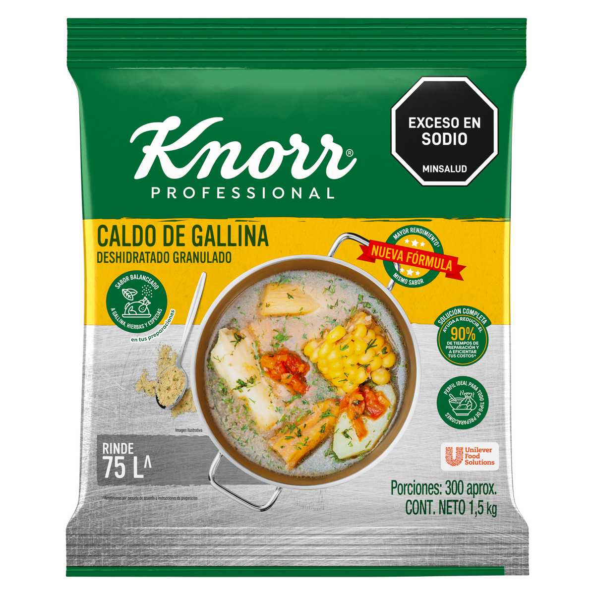 Knorr Caldo Gallina 8 x 1.5 kg