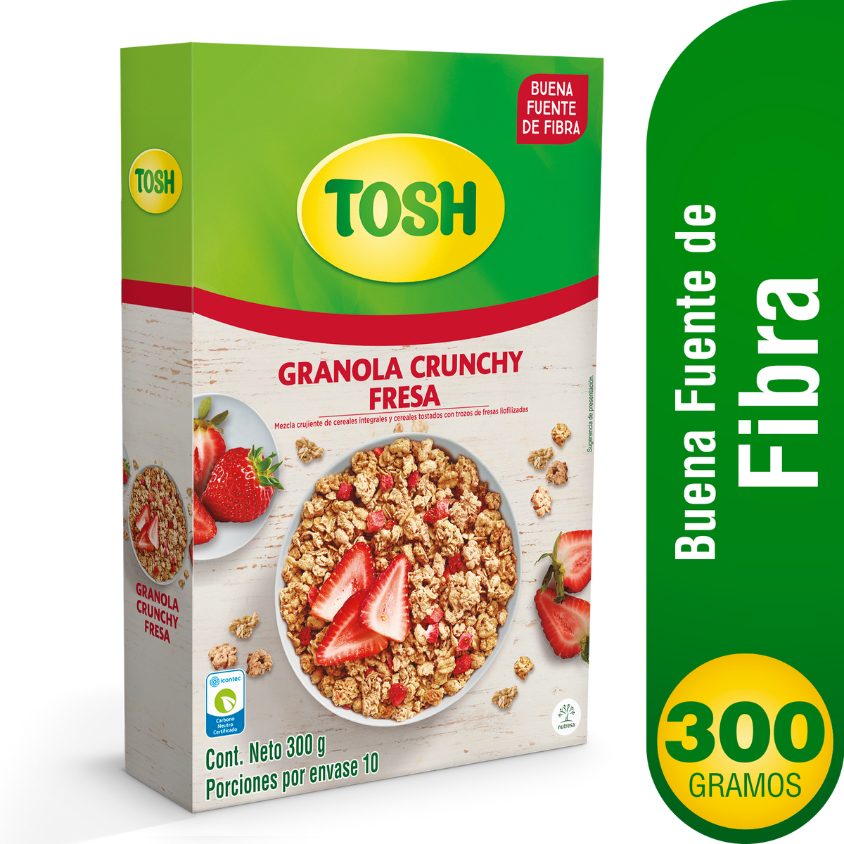 Tosh Cereal Fresa x Caja 300 g