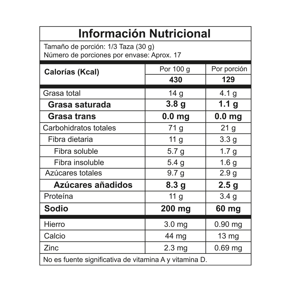 Tosh Cereal Almendra x 7 Cajas x 500 g Nueva Formula