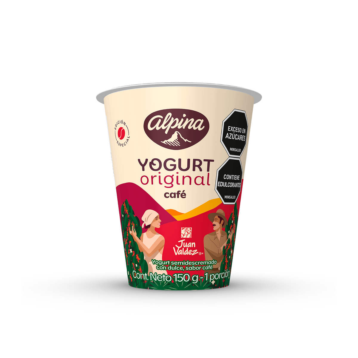 Alpina Yogurt Sabor Café Juan Valdez 150gr