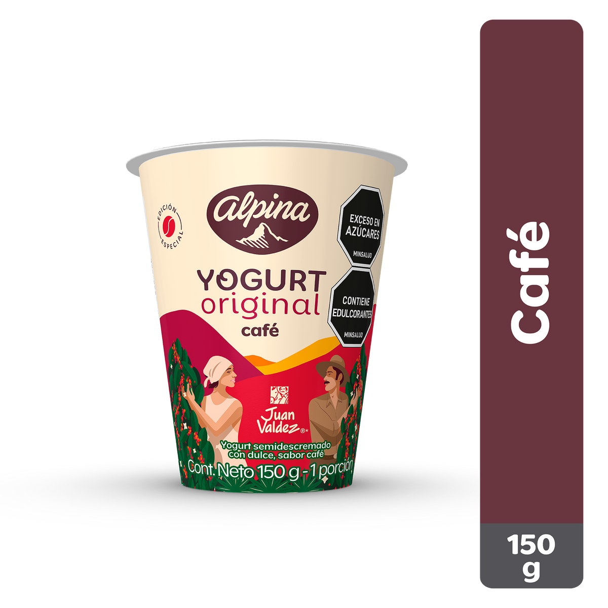 Alpina Yogurt Sabor Café Juan Valdez 150gr