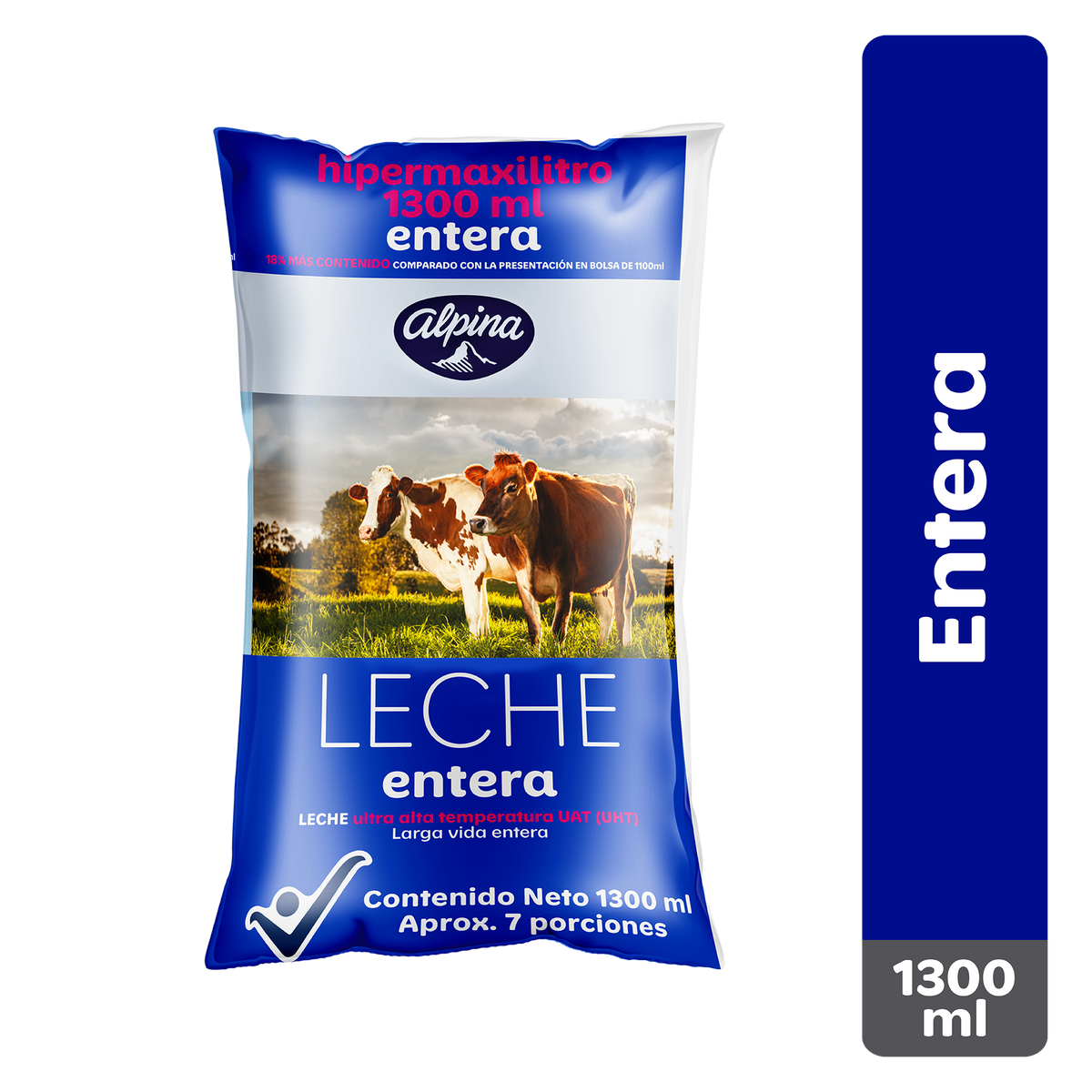 Alpina Leche Entera Bolsa 1300 ml