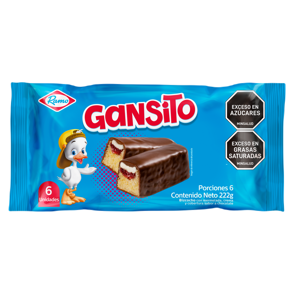 Ramo Ponque Gansito 37 g x 6 un