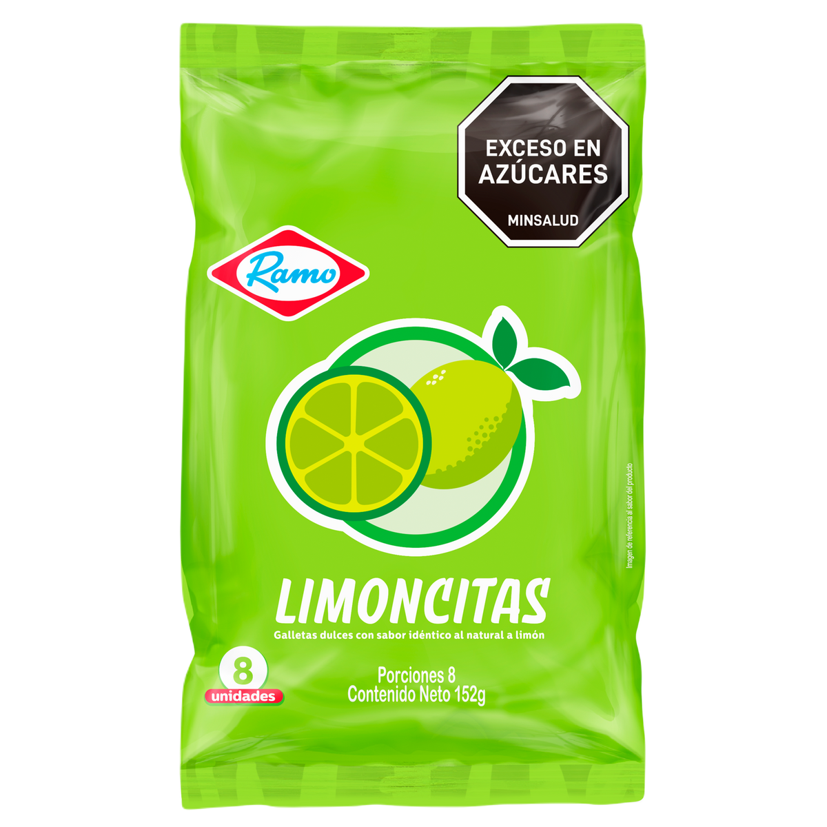 Limoncitas Galletas Ramo 19 g x 8 un