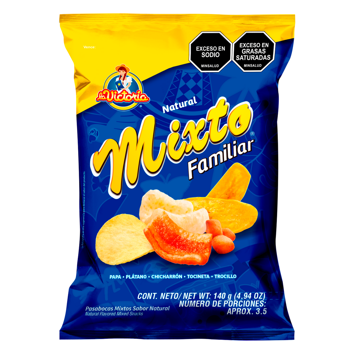 La Victoria Mixto Familiar Natural 140 g