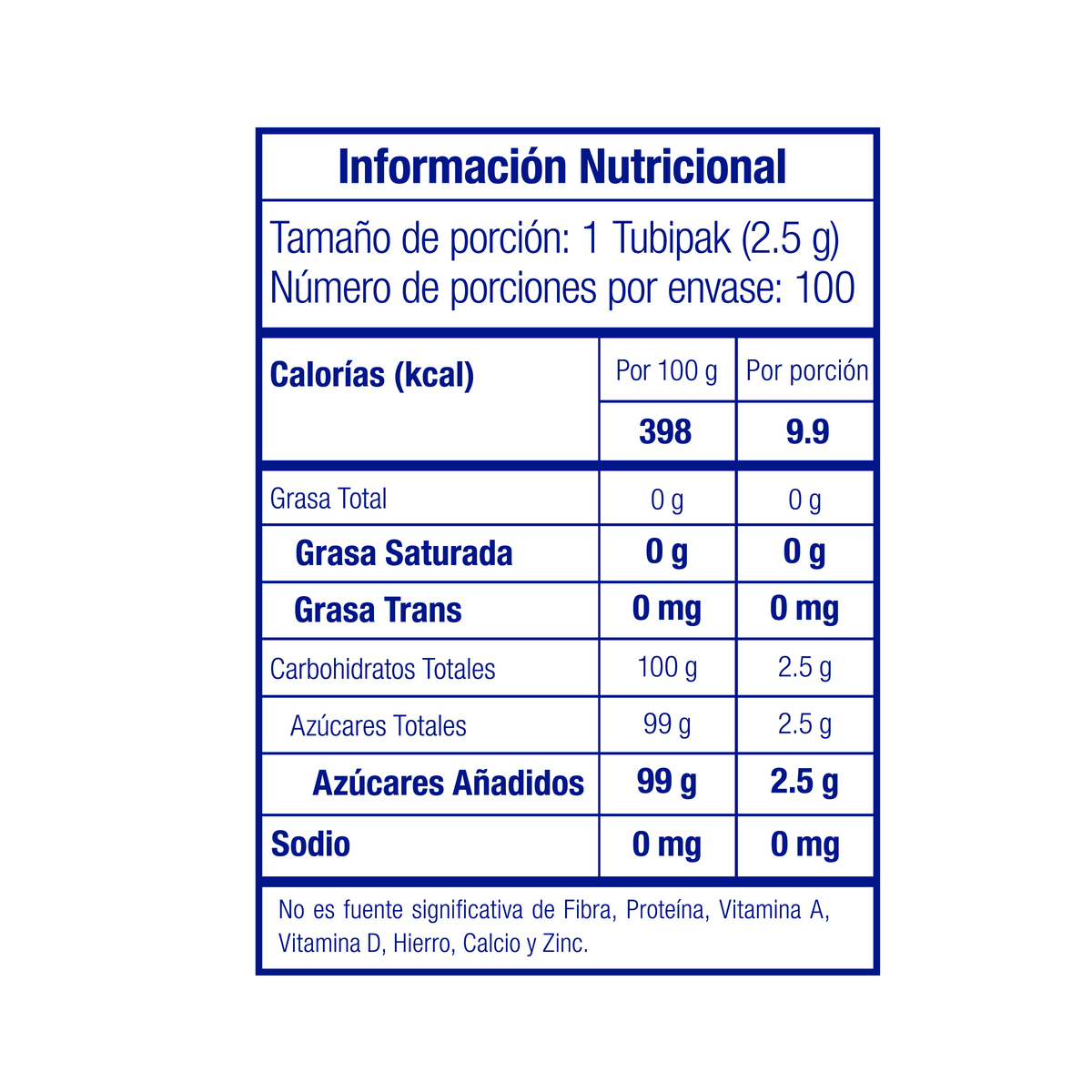 Incauca Azúcar Life 2.5 g x 100