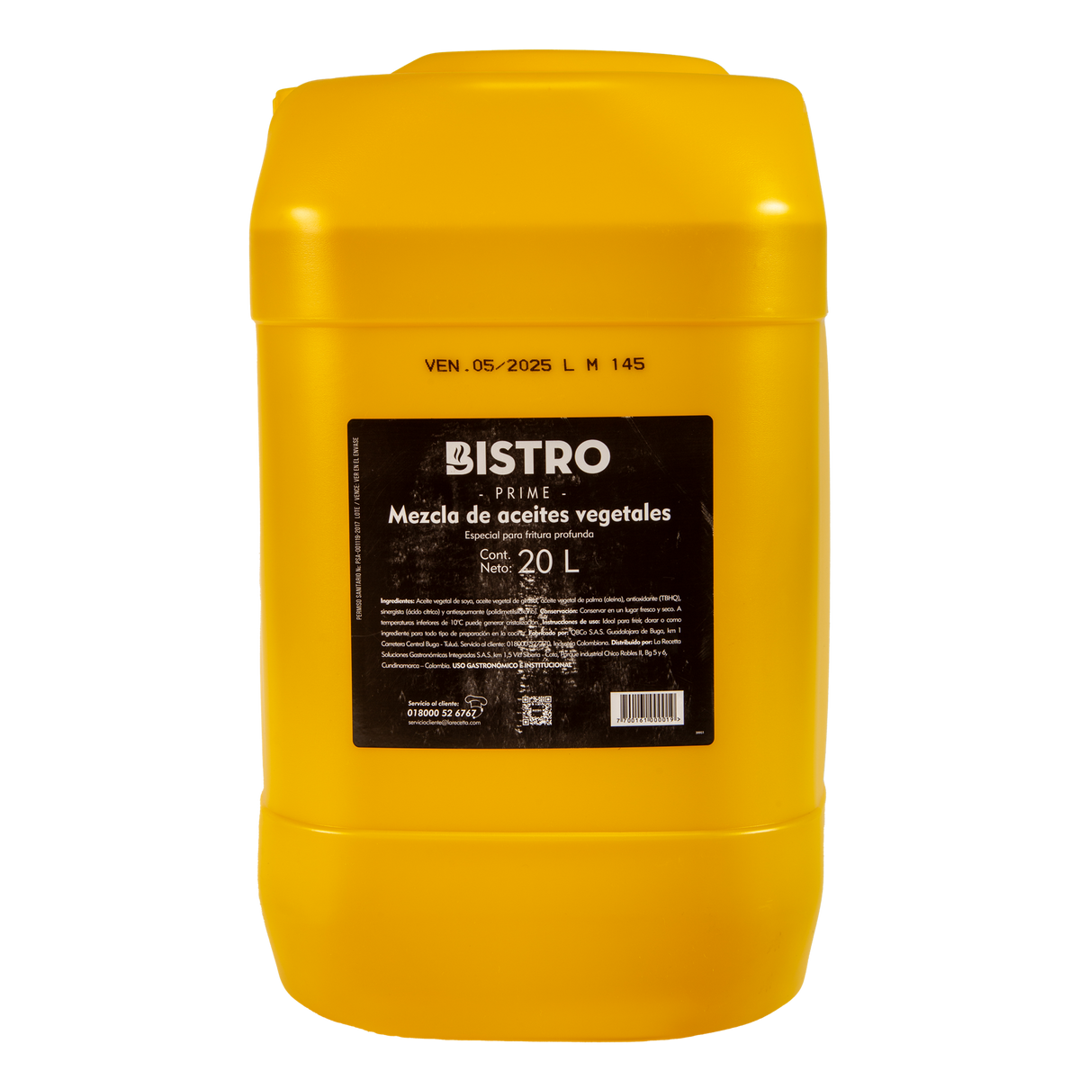 Bistro Aceite Prime Mezcla Vegetal x 20 l