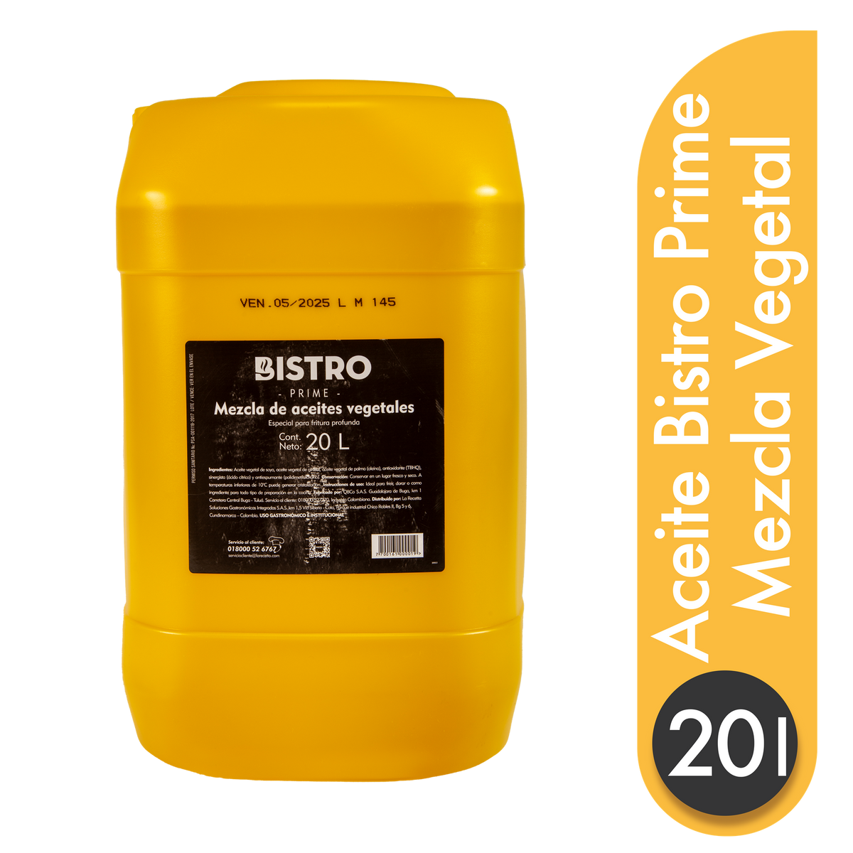 Bistro Aceite Prime Mezcla Vegetal x 20 l