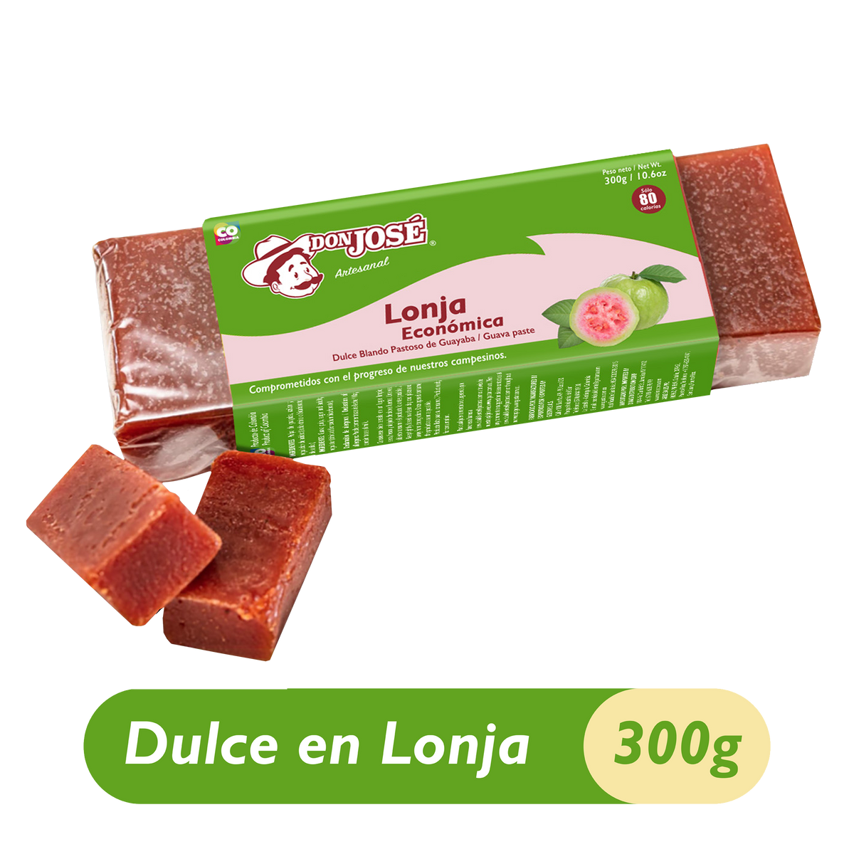 Don Jose Bocadillo Lonja Guayaba 300 g x 24 un