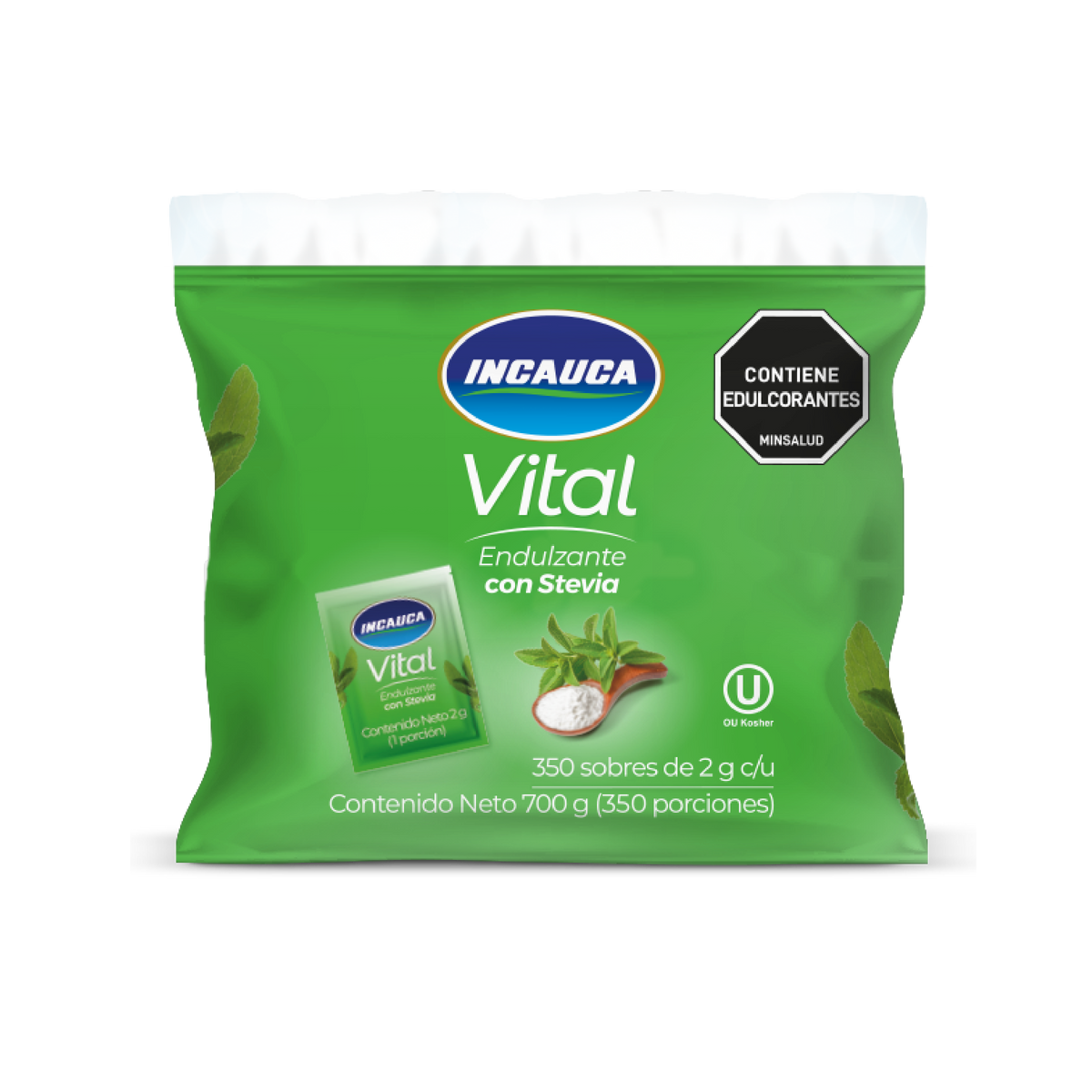 Incauca Vital Bolsa 2 g x 350 Sobres