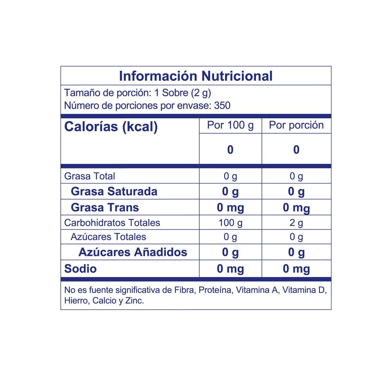 Incauca Vital Bolsa 2 g x 350 Sobres