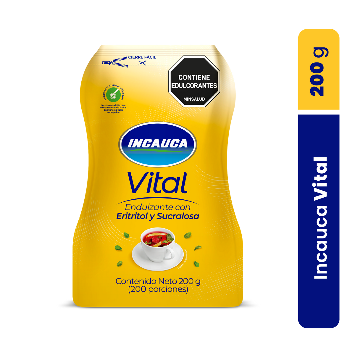 Incauca Vital Sucralosa Doypack x 200 g