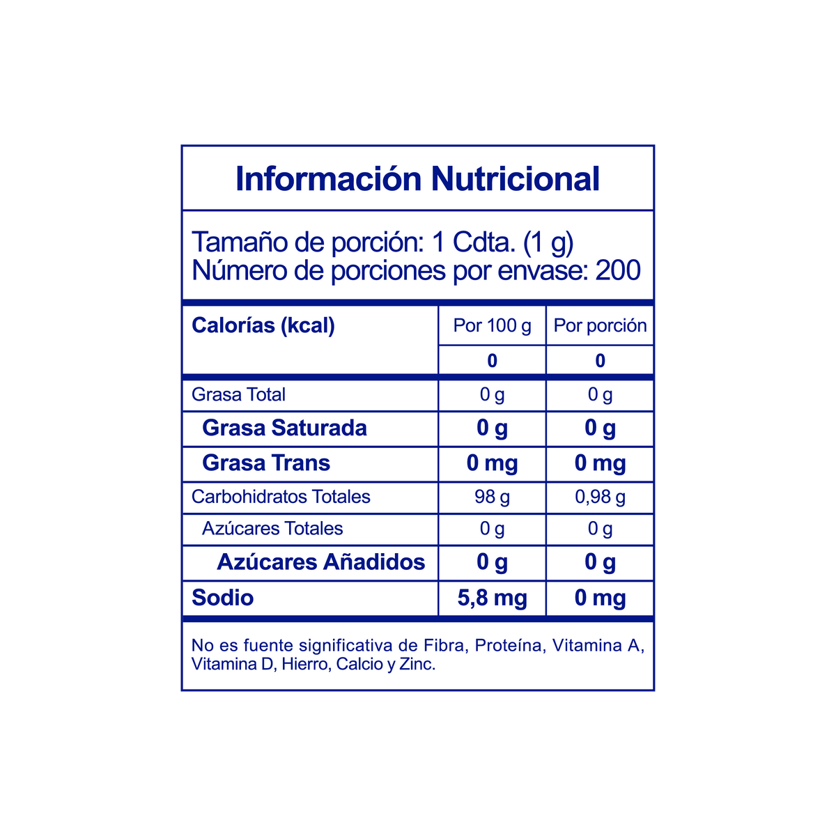Incauca Vital Sucralosa Doypack x 200 g