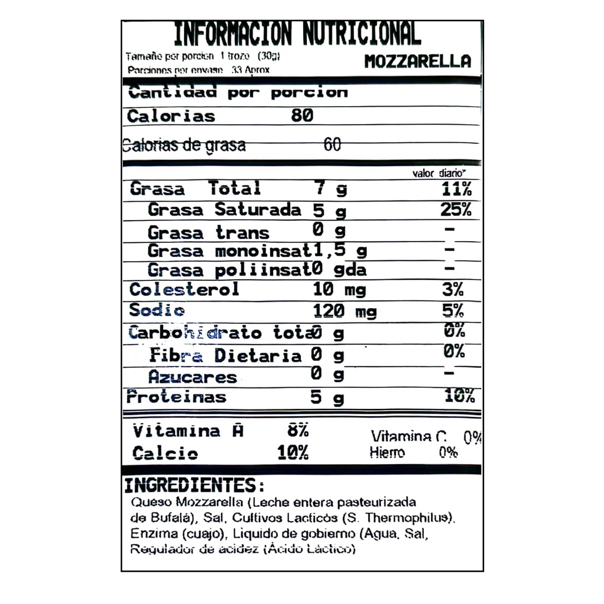 Queso boconccini Dibufala x 20 unidades x 1.680 gramos