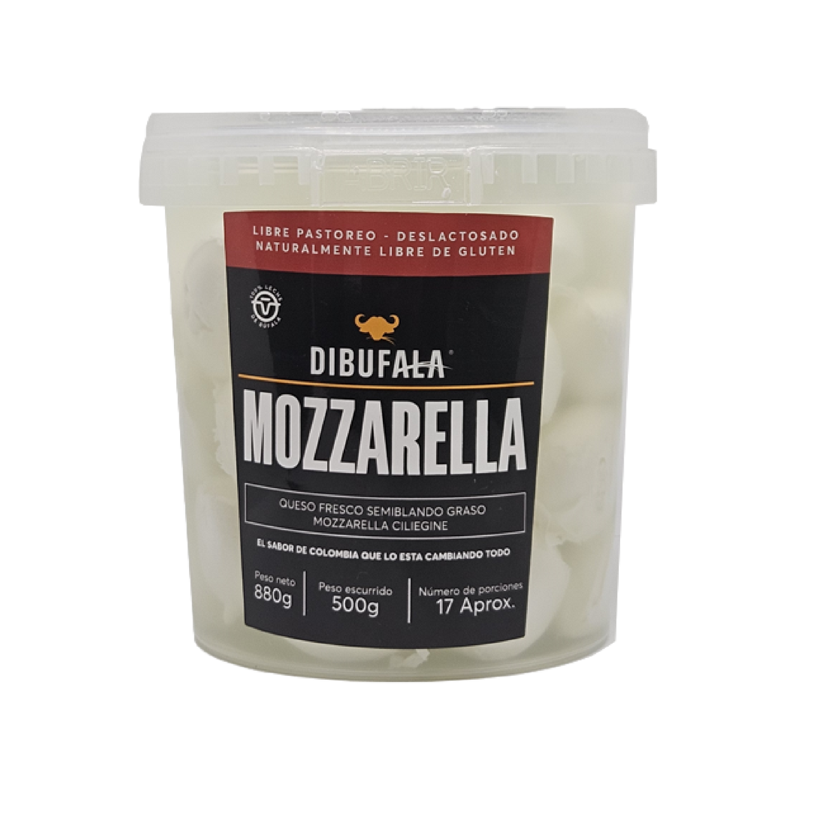 Dibufala Queso Ciliegine 500 g x 29 un