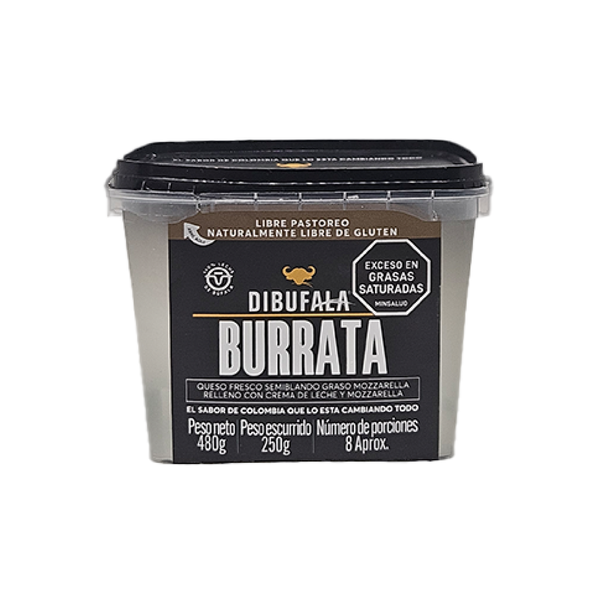 Queso burrata Dibufala x 2 unidades x 480 gramos