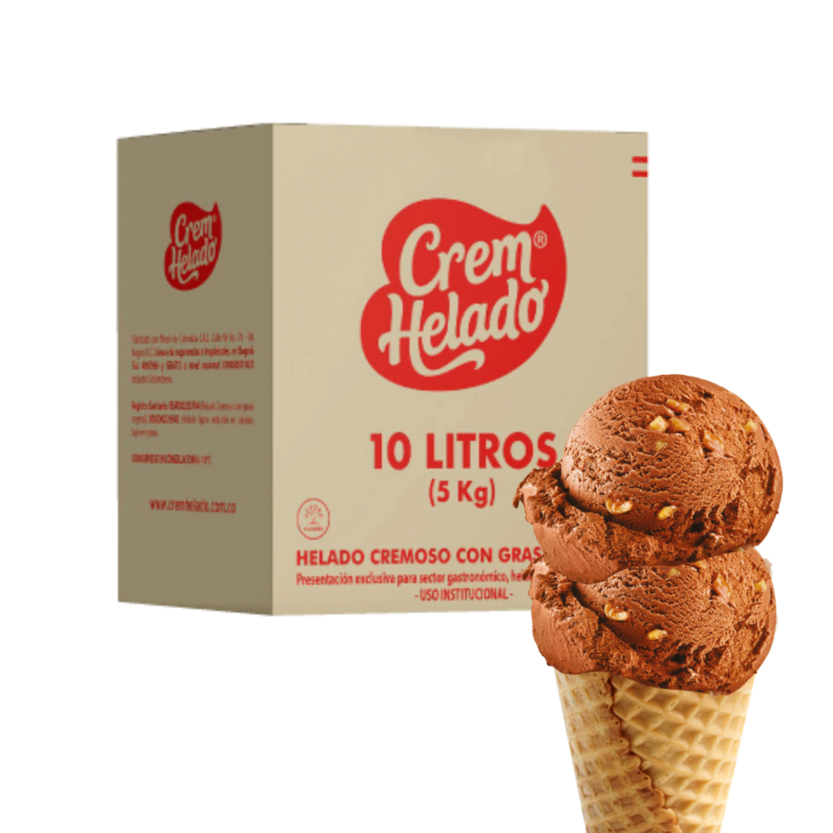 Crem Helado Jumbo Tarro x 10 L