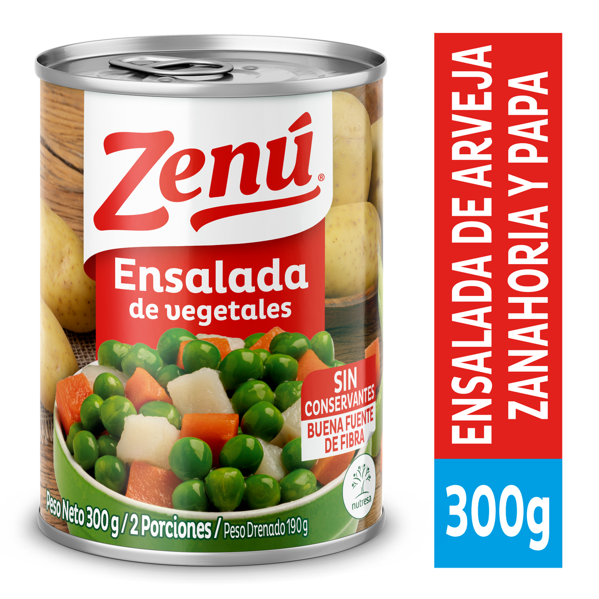 Zenú Ensalada Vegetales x 300g
