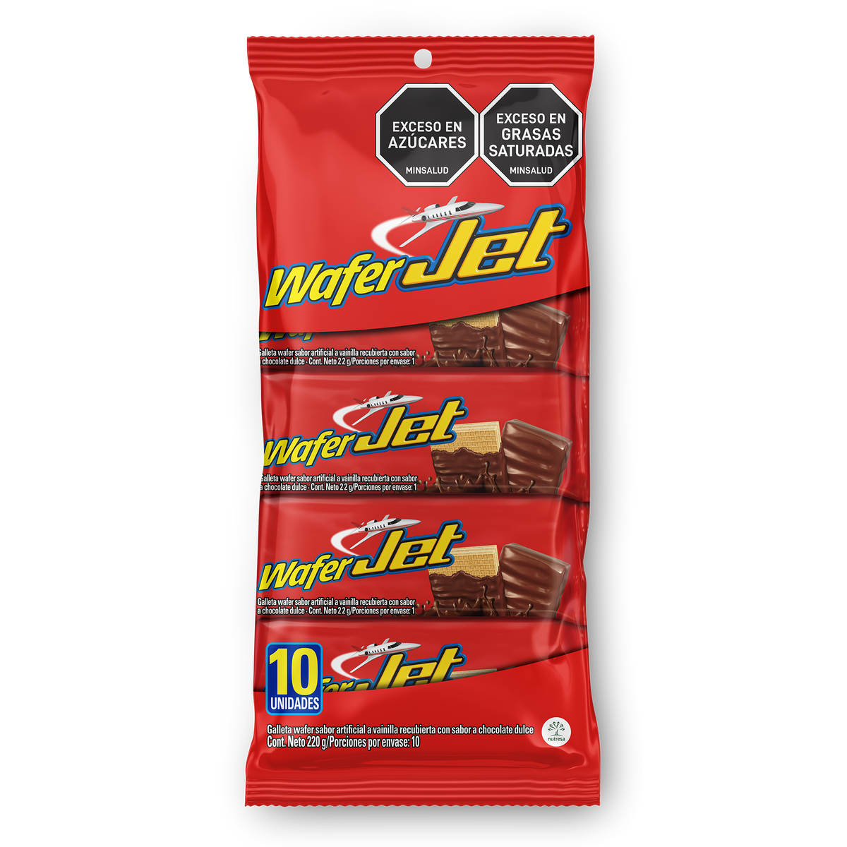 Jet Golosina Wafer Vainilla Bolsa x22g