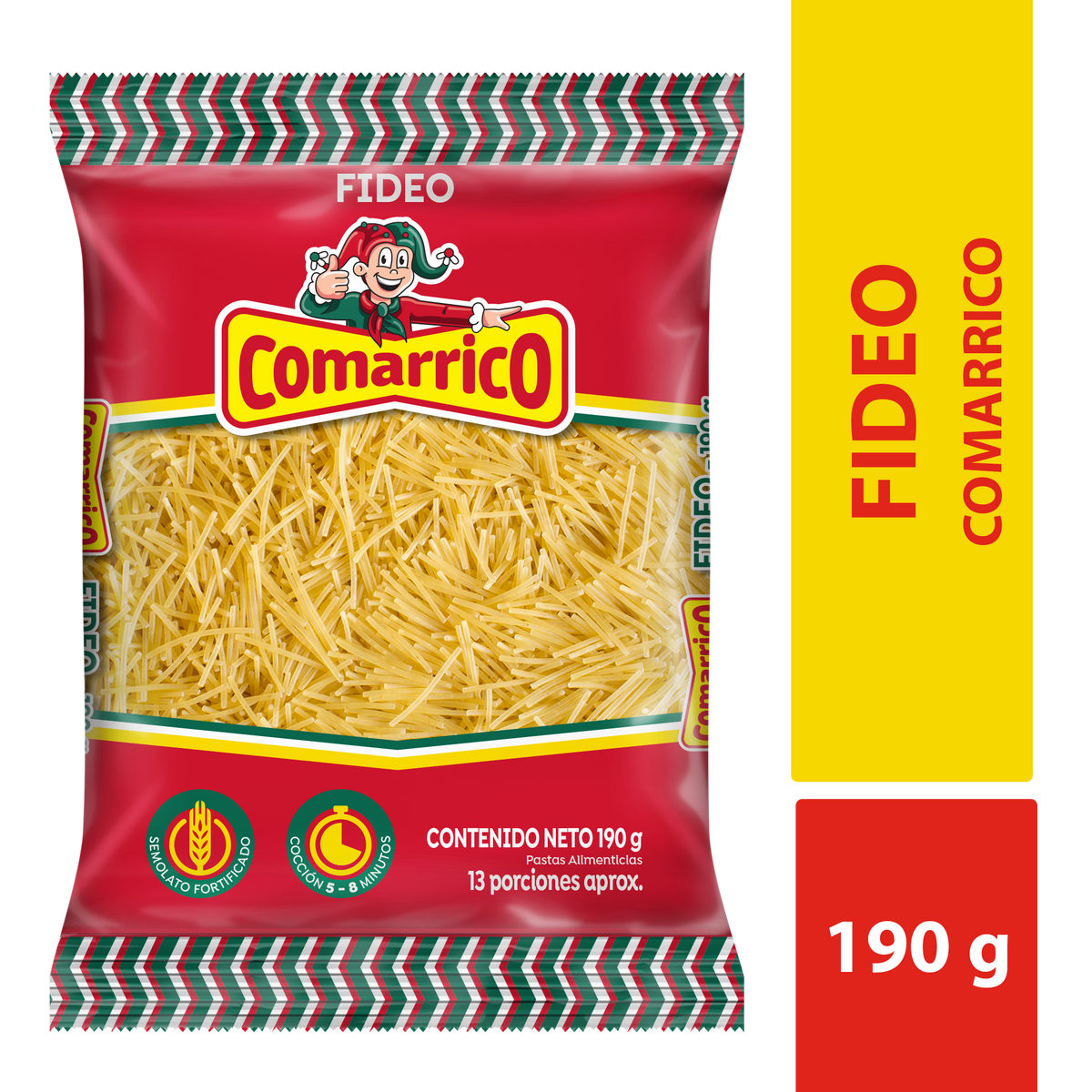 Comarrico Fideo Clásico x 190 g