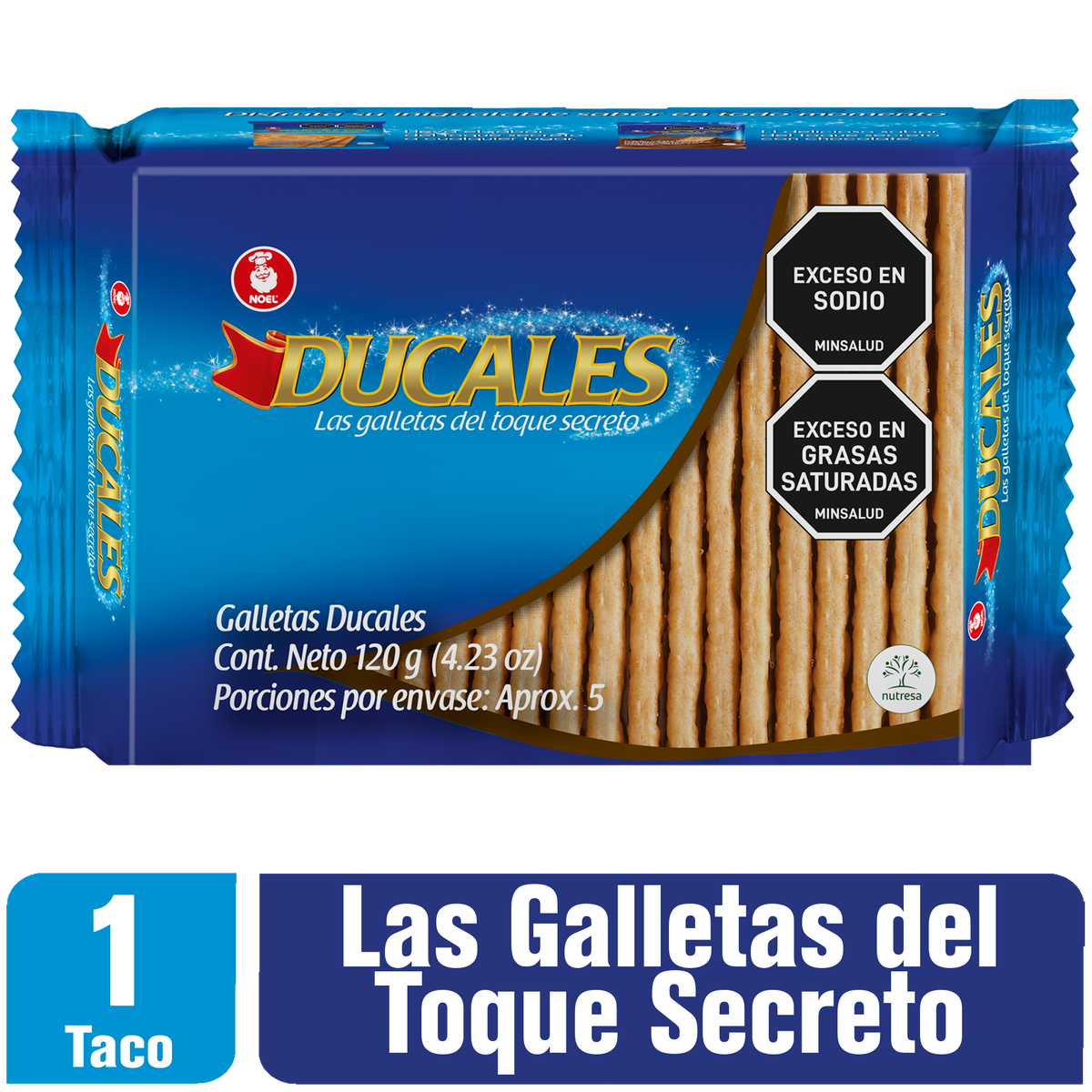 Ducales Galleta Taco x 1 x 120 g