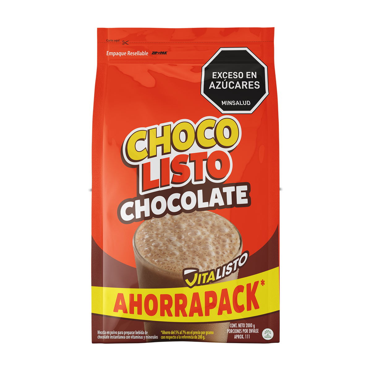 Chocolisto Modificador Bolsa x 2.000 g