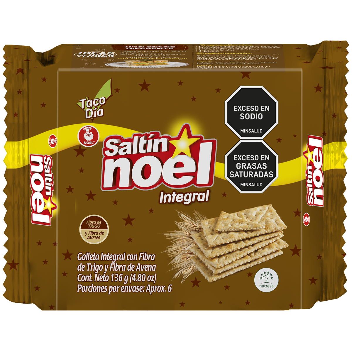 Saltin Noel Galleta Integral Taco x 1