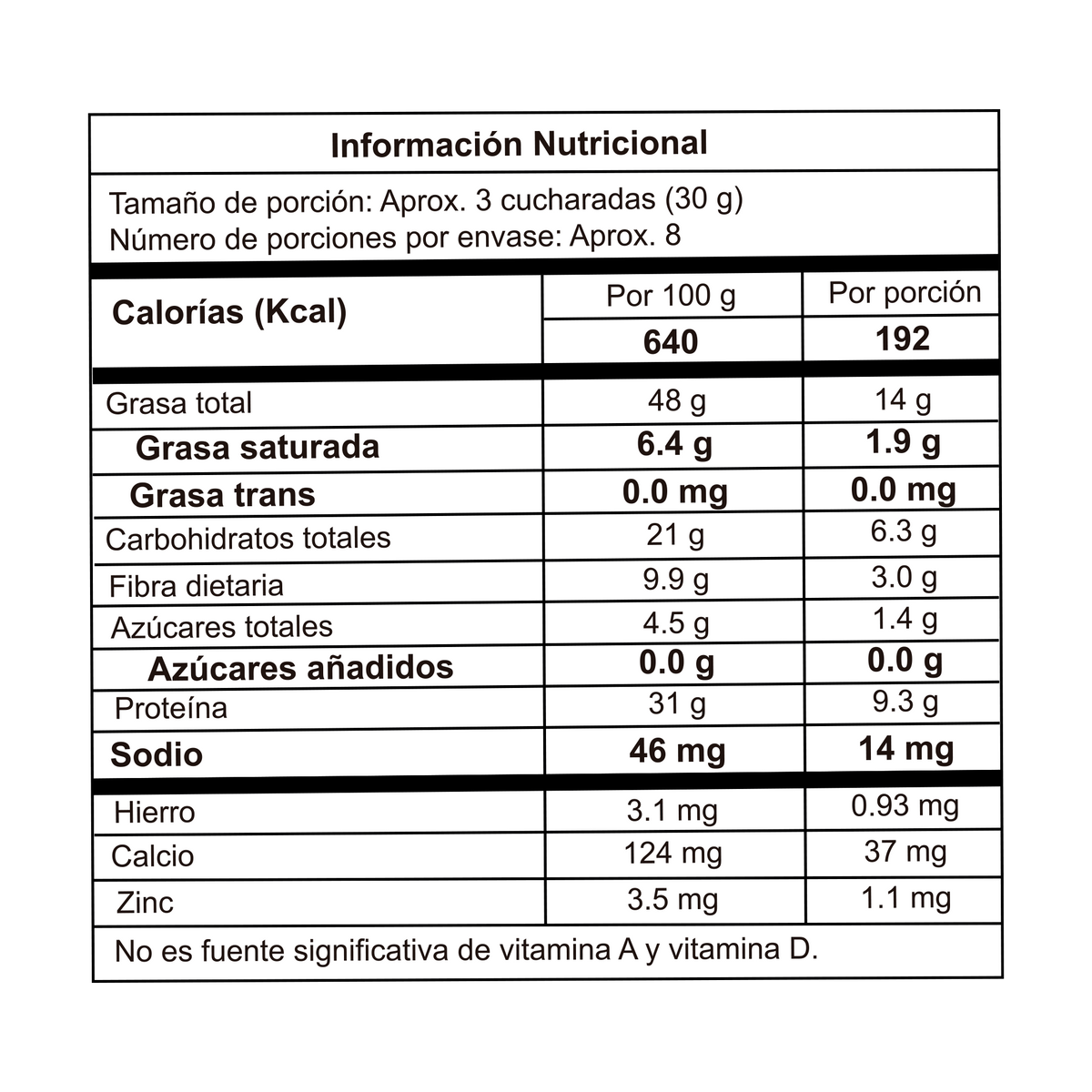 Tosh pasabocas mix nueces y semillas x250g