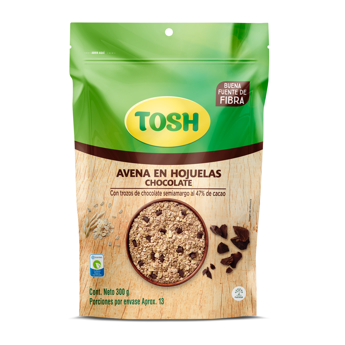 Tosh Avena Chocolate x Doypack 300 g