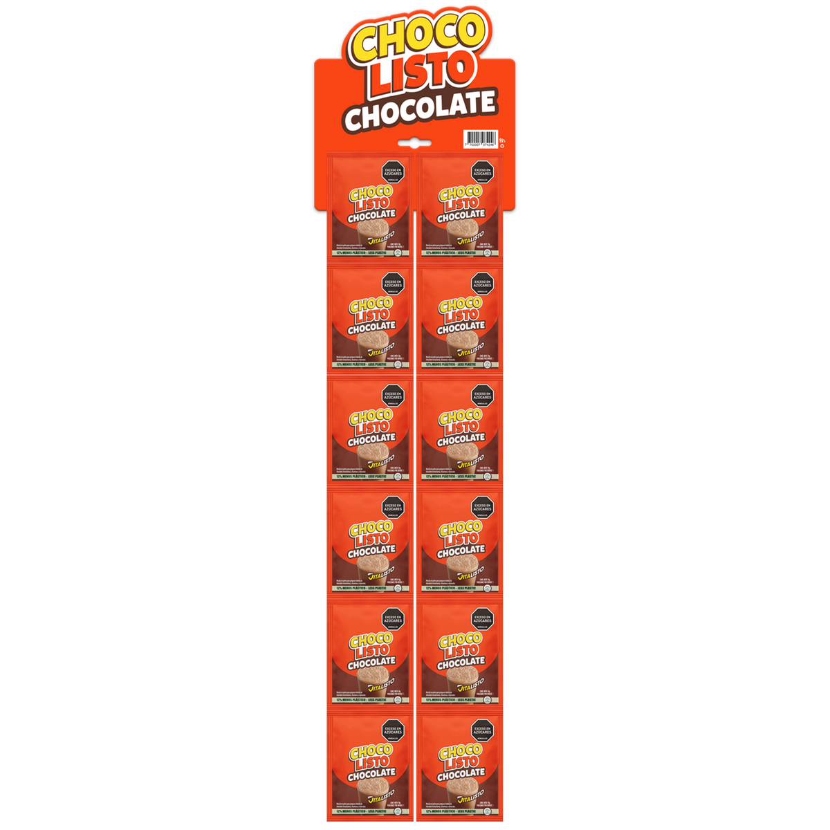 Chocolisto Modificador 12 Sobres x 18 g