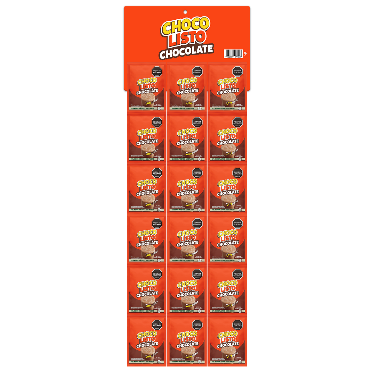 Chocolisto Modificador 18 Sobres x 18 g