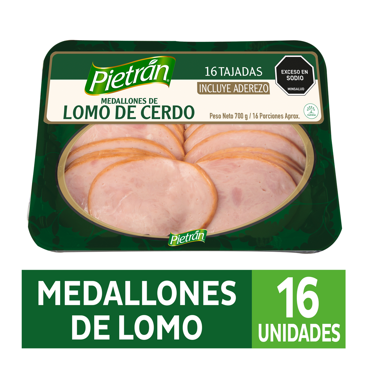 Pietrán Medallon Lomo x 700 g