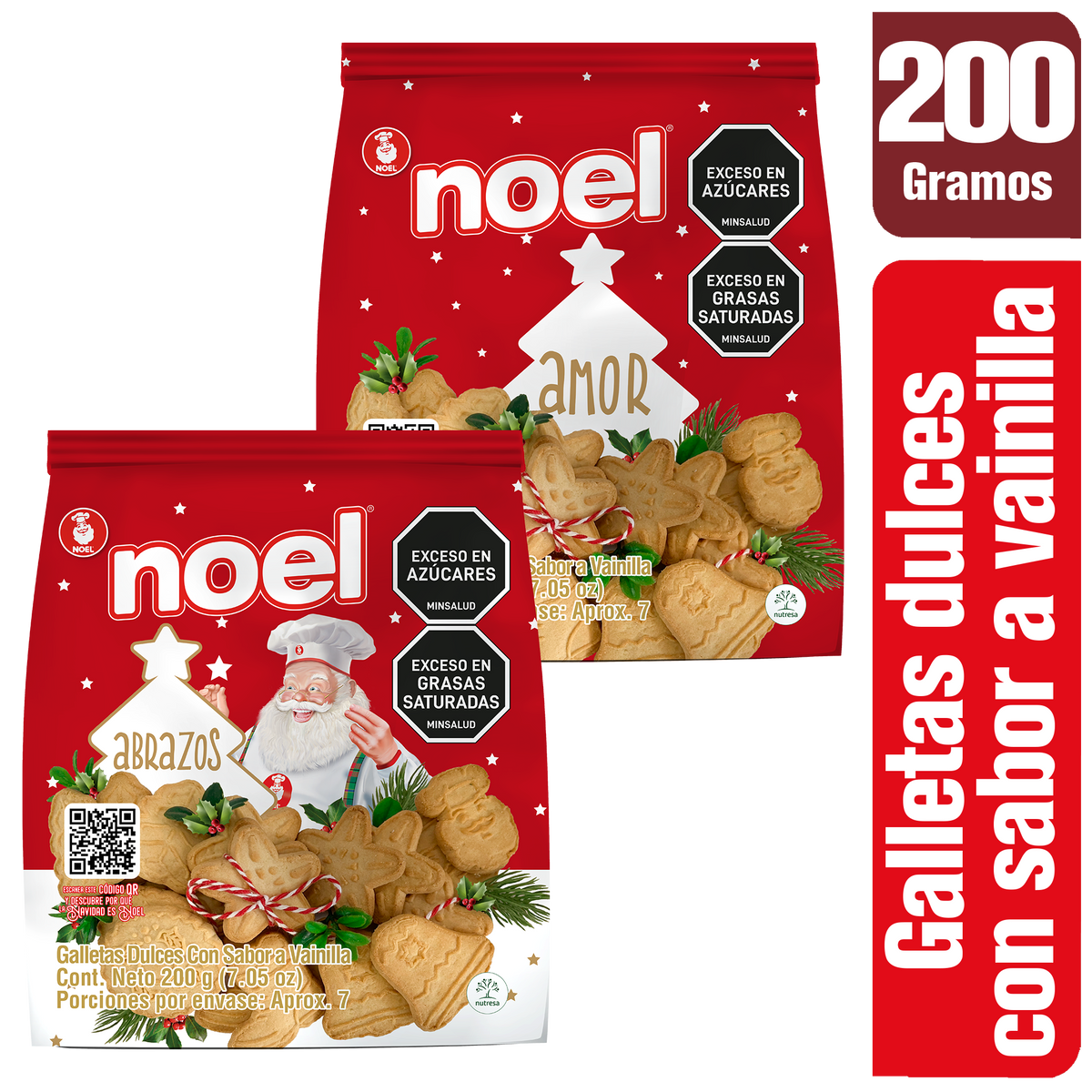 Noel Galleta Navidad Bolsa 200 g